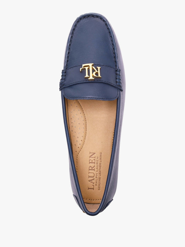 Barnsbury Navy Leather Loafers