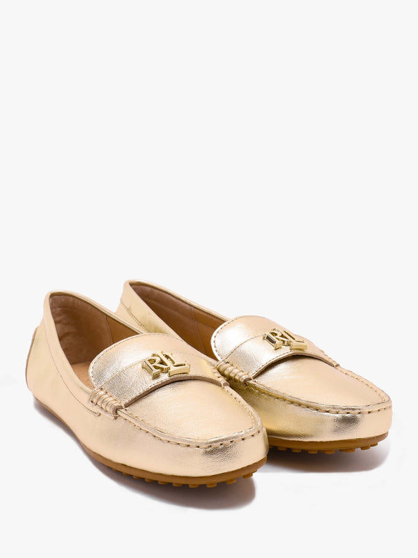 Barnsbury Gold Leather Loafers