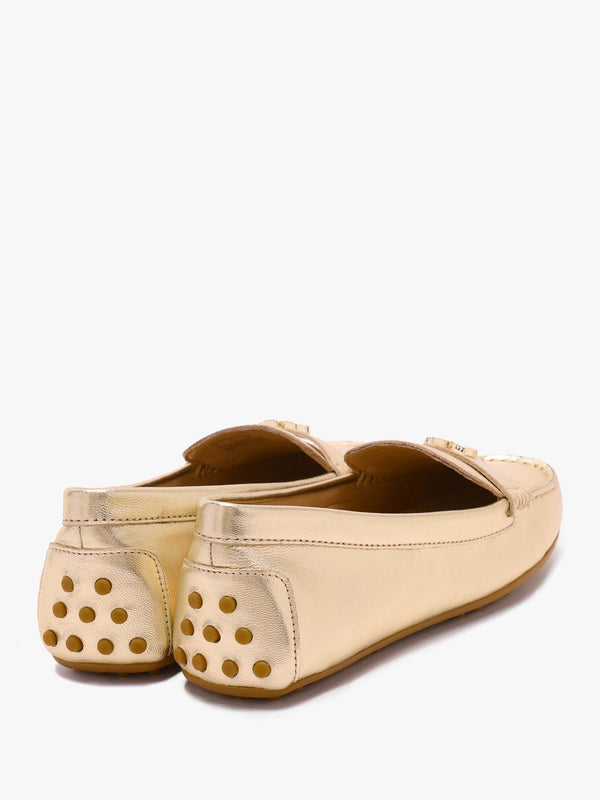 Barnsbury Gold Leather Loafers