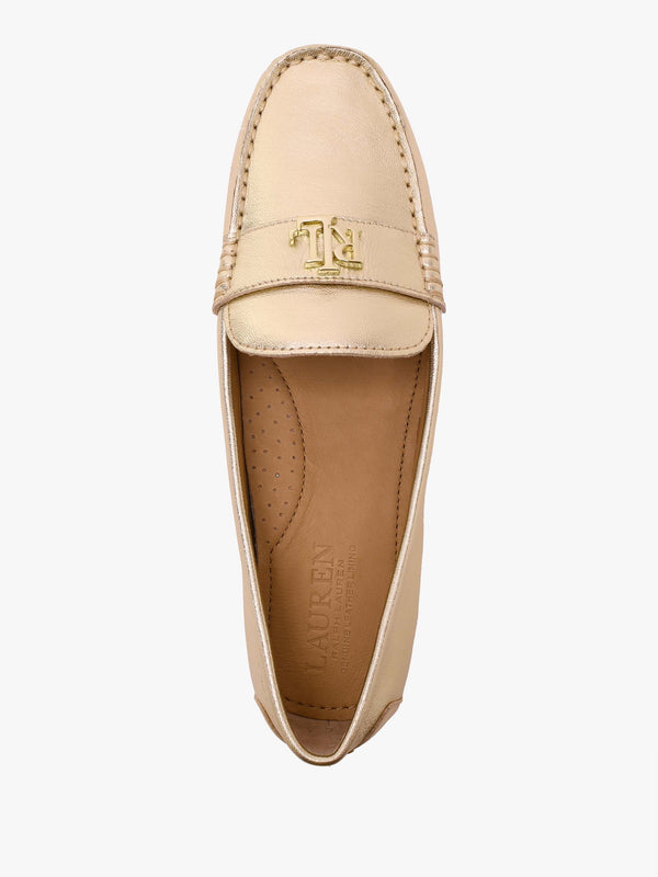 Barnsbury Gold Leather Loafers