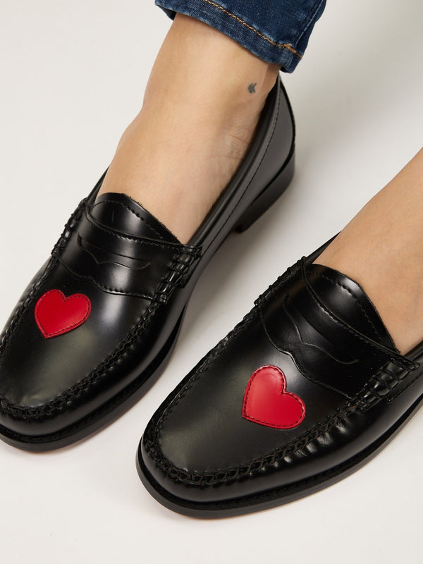 GH Weejun Penny Love Loafer with Hearts