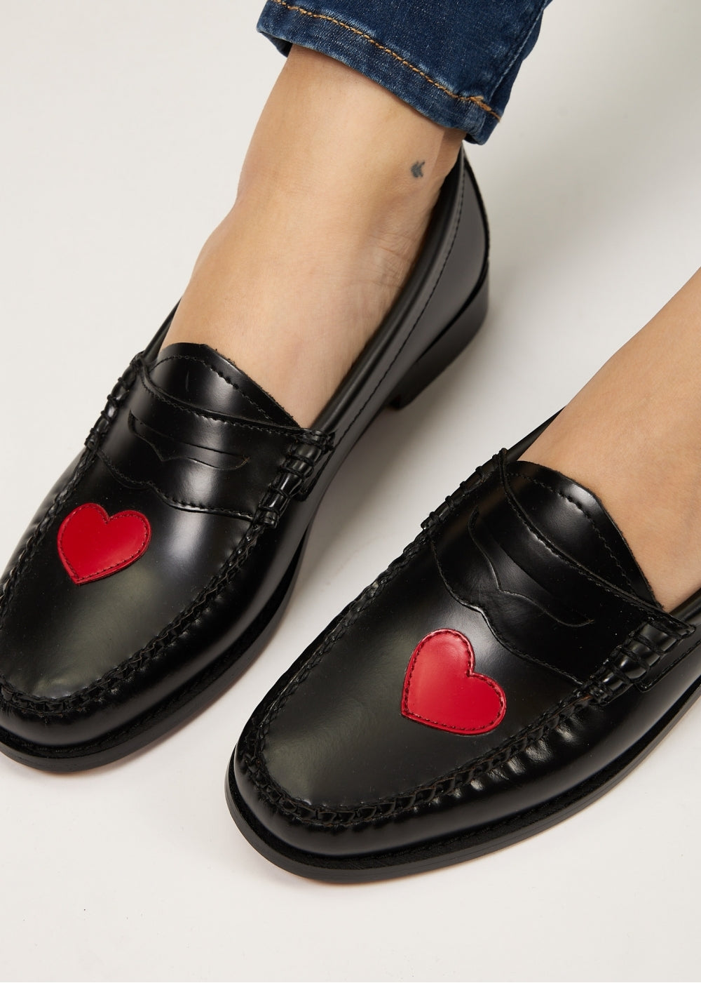 GH Weejun Penny Love Loafer with Hearts