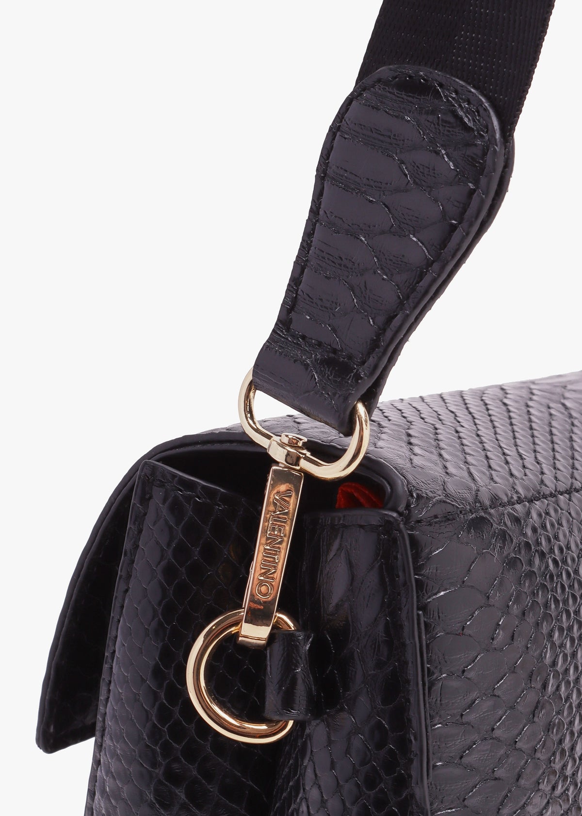 Bigs Nero Reptile Satchel Bag