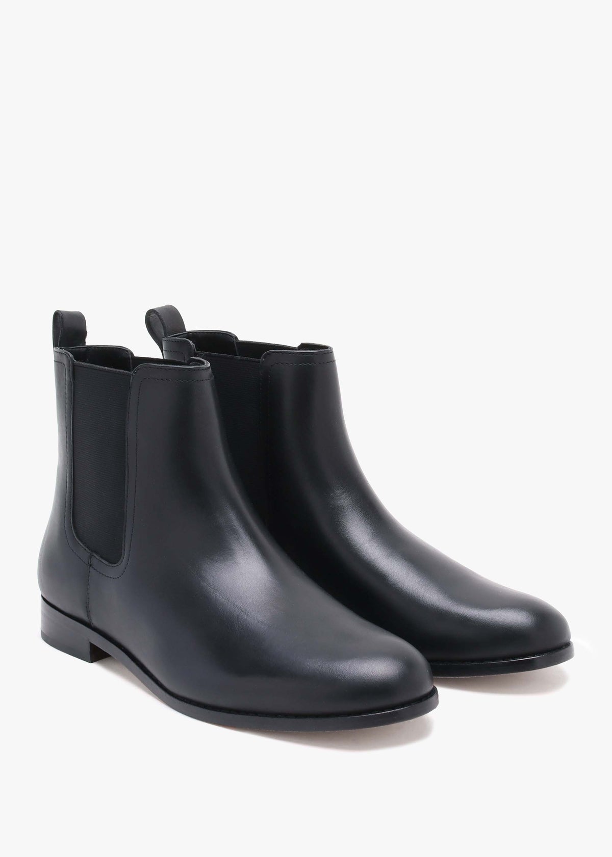 Brylee Black Leather Chelsea Boots