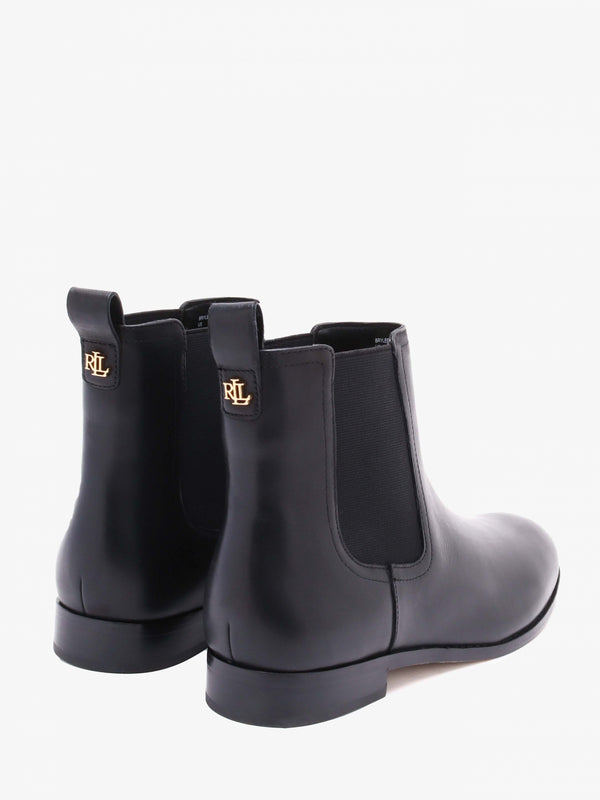 Brylee Black Leather Chelsea Boots