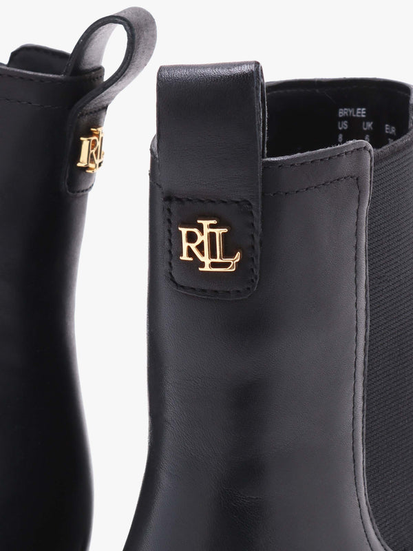 Brylee Black Leather Chelsea Boots