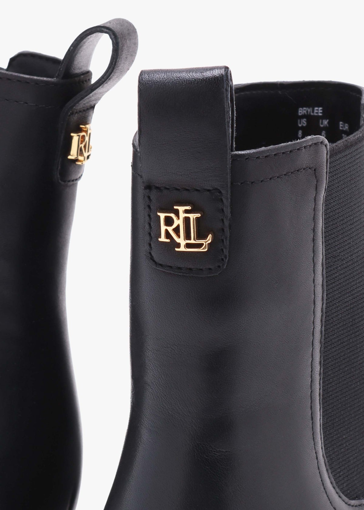 Brylee Black Leather Chelsea Boots