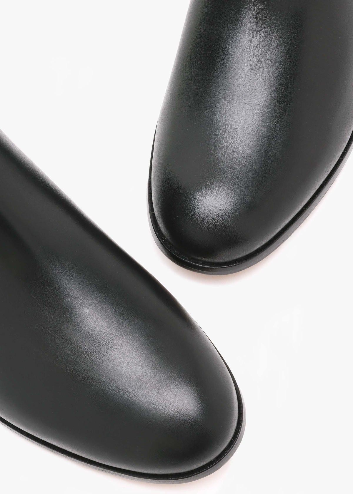 Brylee Black Leather Chelsea Boots
