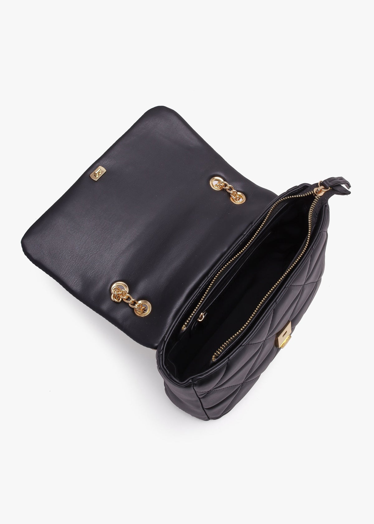 Carnaby Nero Quilted Shoulder Bag