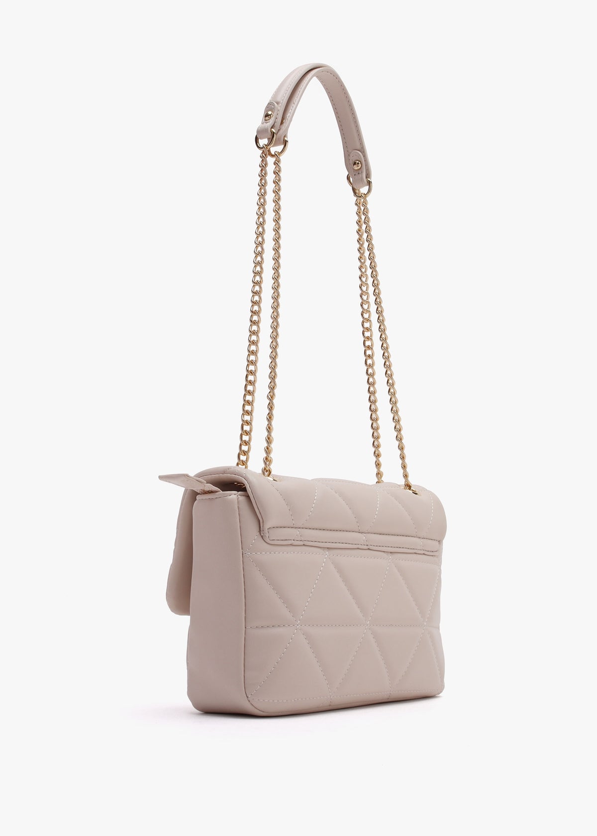 Carnaby Ecru Quilted Shoulder Bag