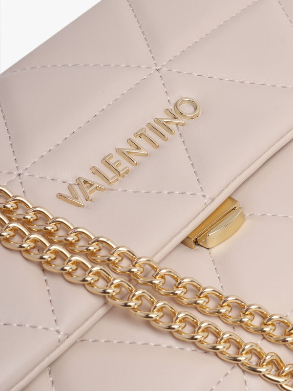 Carnaby Ecru Quilted Shoulder Bag