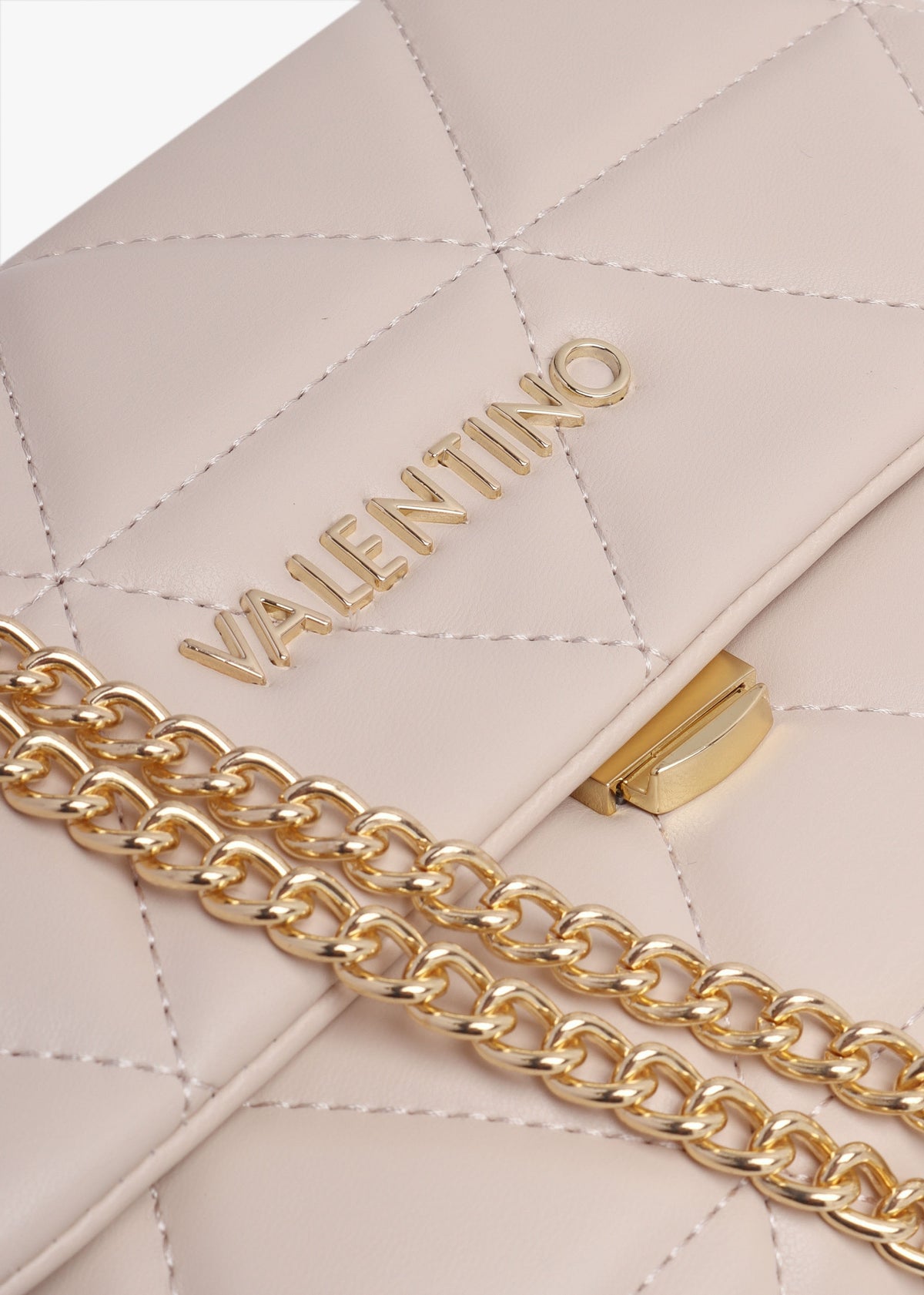 Carnaby Ecru Quilted Shoulder Bag