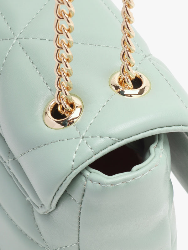 Carnaby Salvia Quilted Shoulder Bag