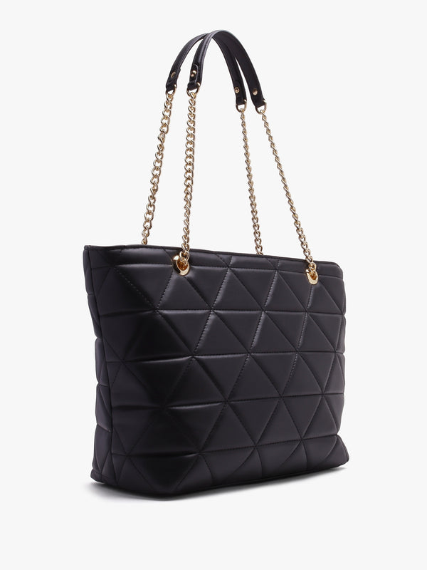 Carnaby Nero Quilted Shopper Bag