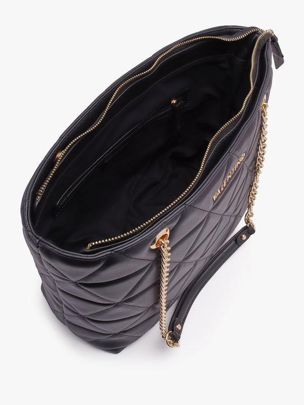 Carnaby Nero Quilted Shopper Bag