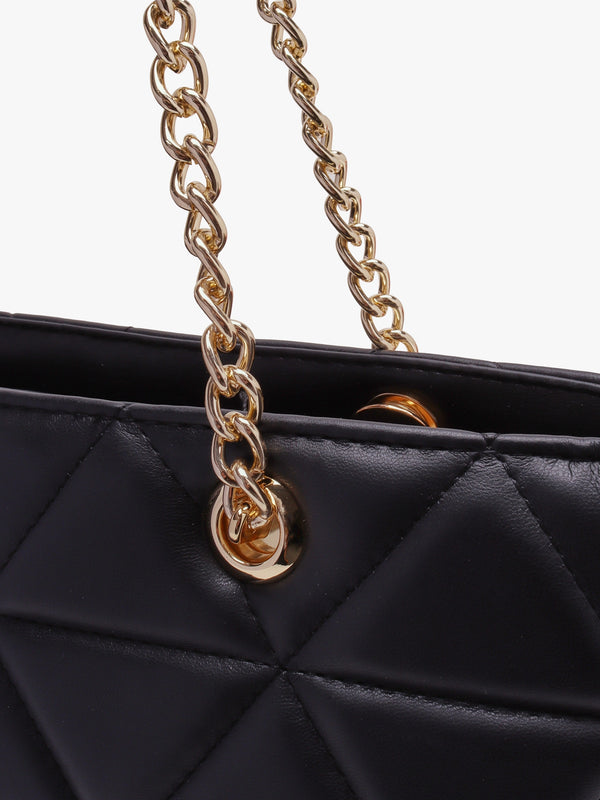 Carnaby Nero Quilted Shopper Bag