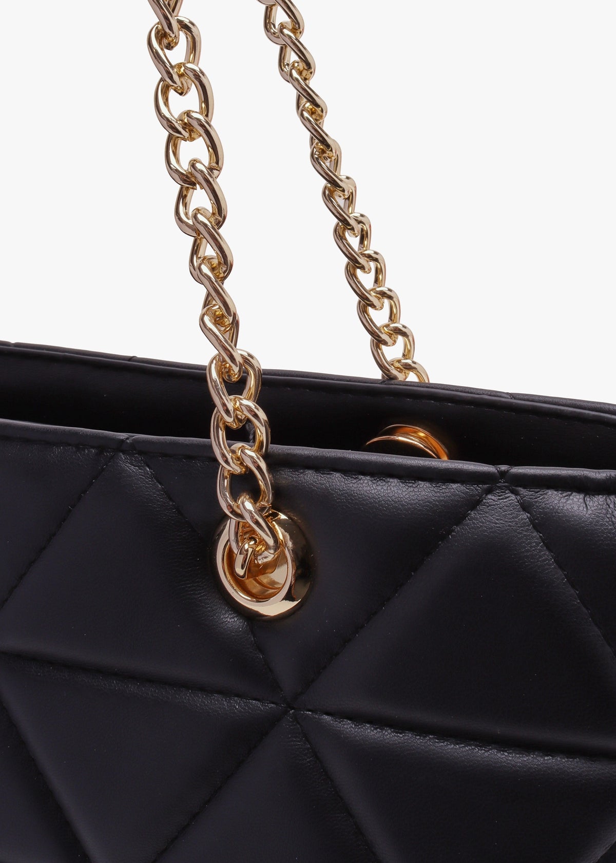 Carnaby Nero Quilted Shopper Bag