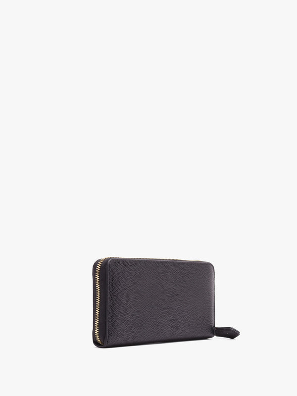 Divina Nero Zip Around Wallet