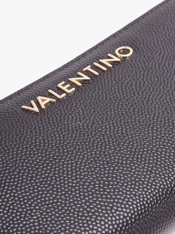 Divina Nero Zip Around Wallet