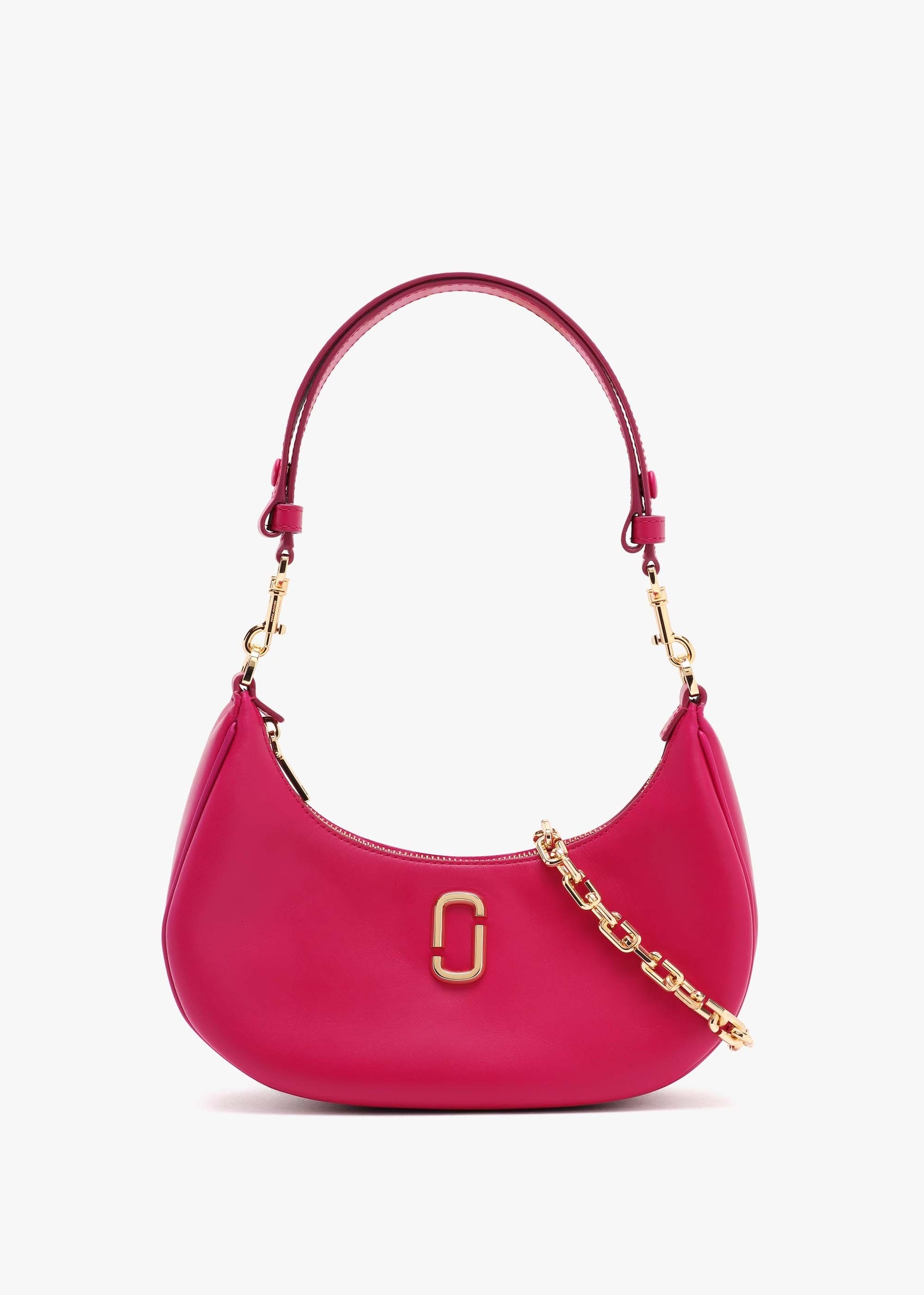 Curve Lipstick Leather Shoulder Bag