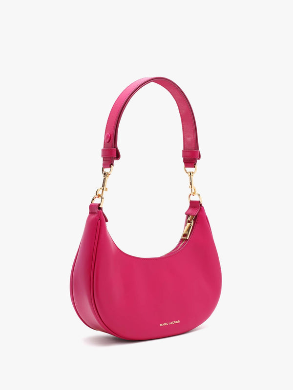 The Curve Lipstick Pink Leather Shoulder Bag