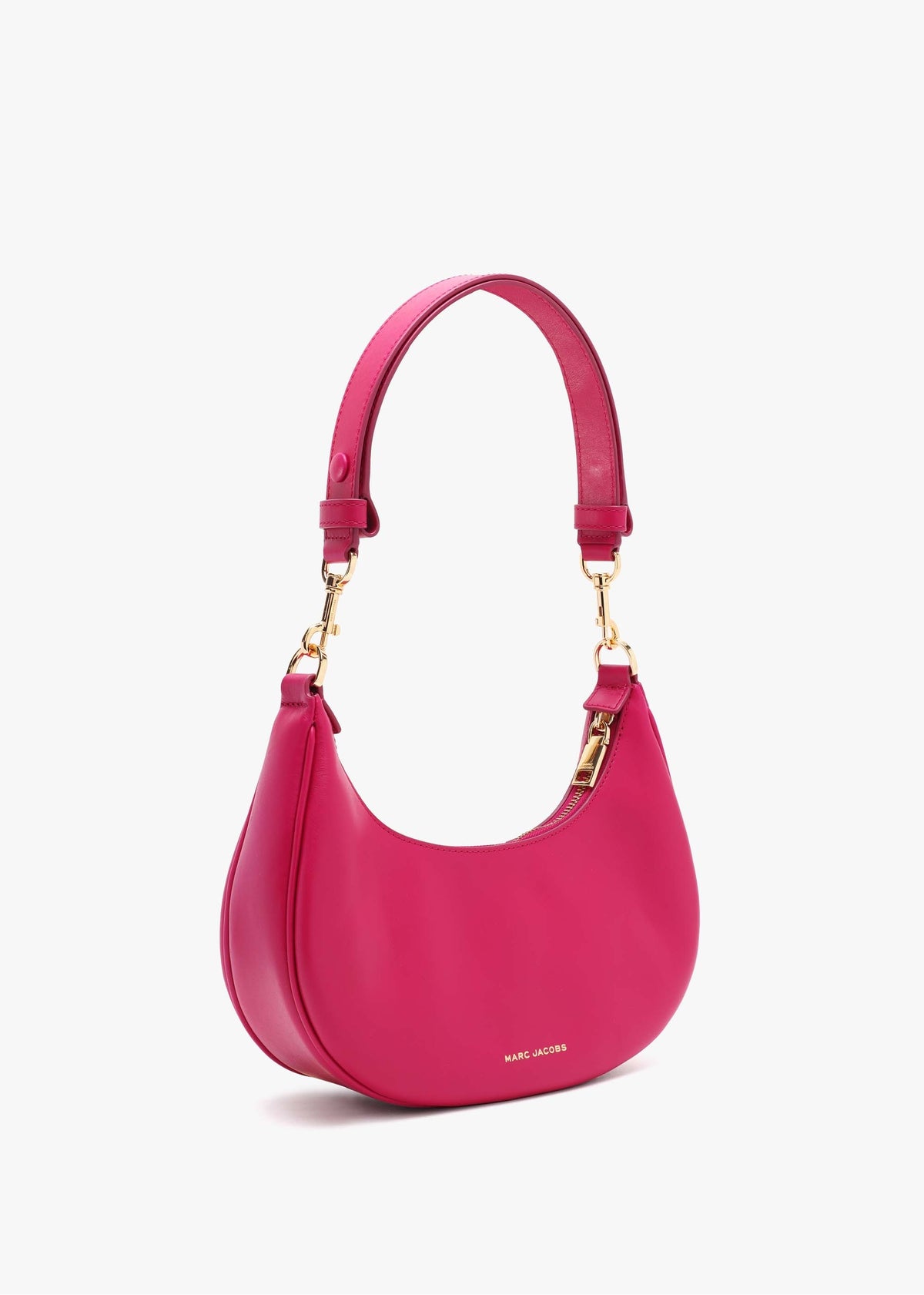 The Curve Lipstick Pink Leather Shoulder Bag