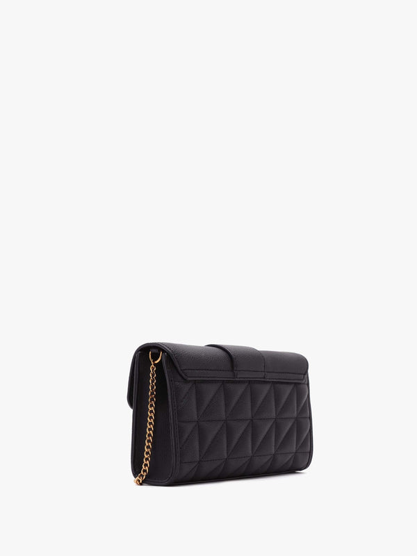 Heart Smart Black Shoulder Bag