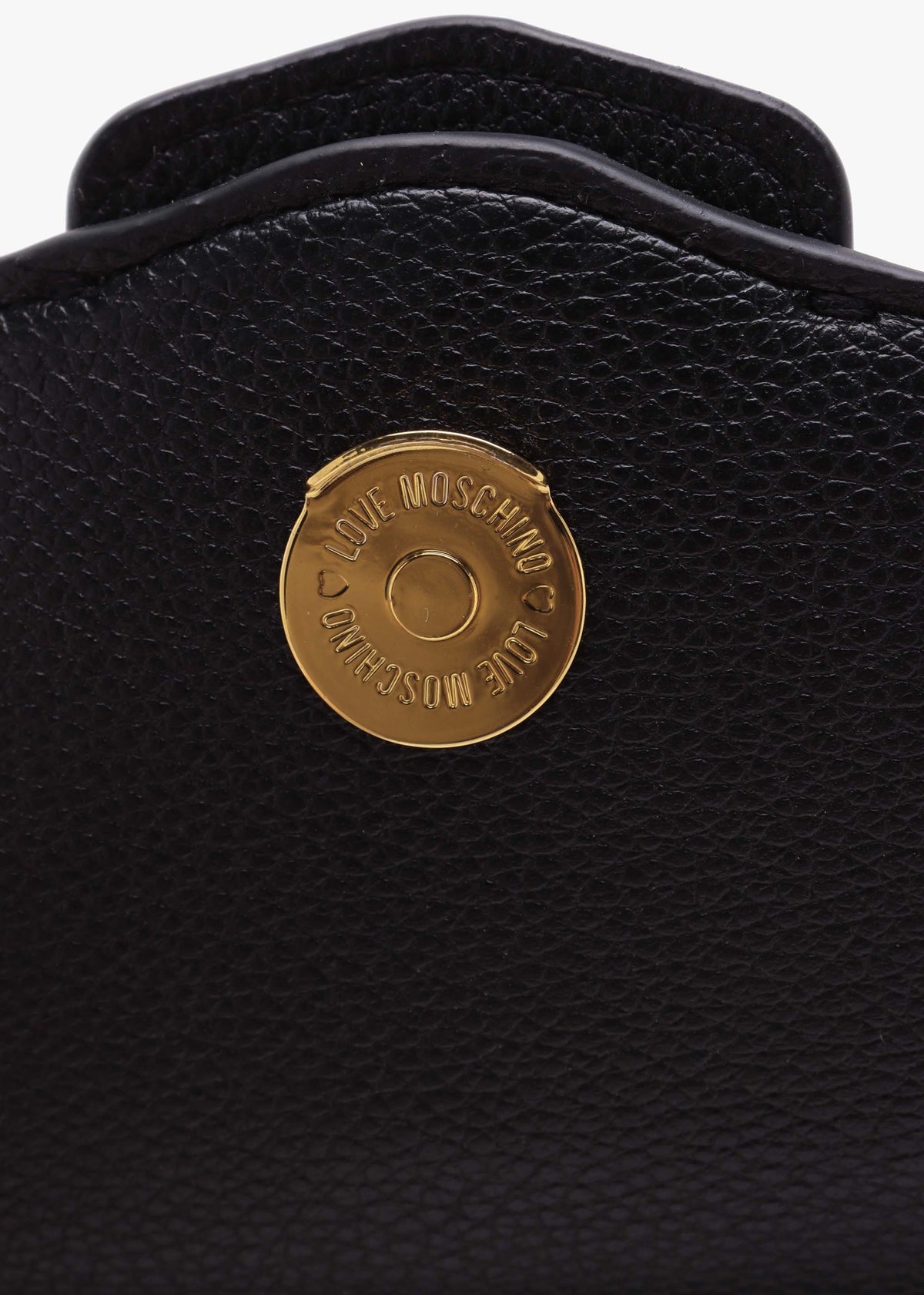 Heart Smart Black Shoulder Bag