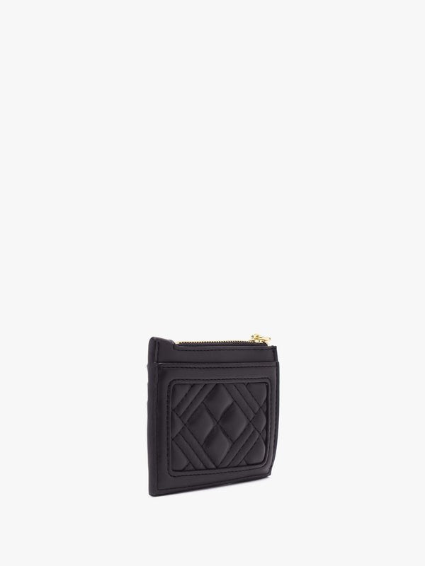 Diamond Quilt Nero Card Holder