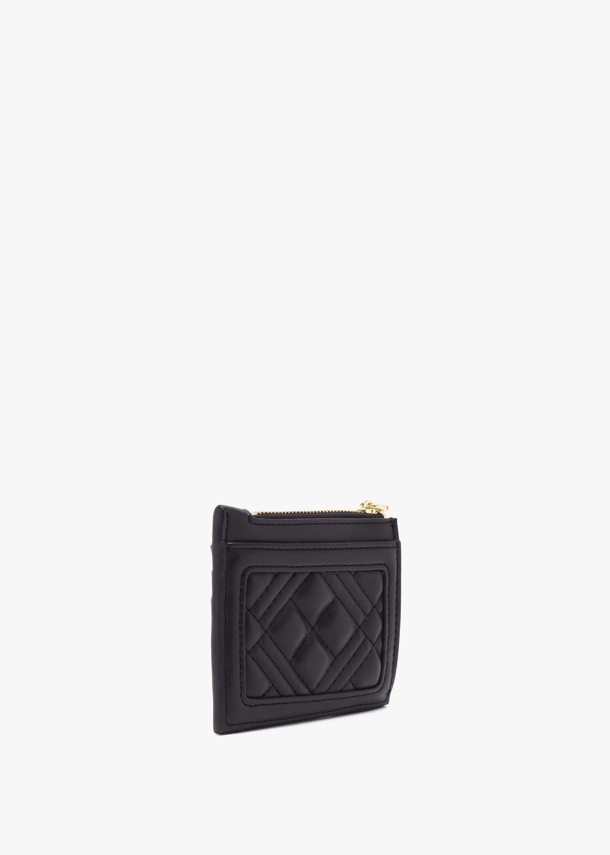 Diamond Quilt Nero Card Holder