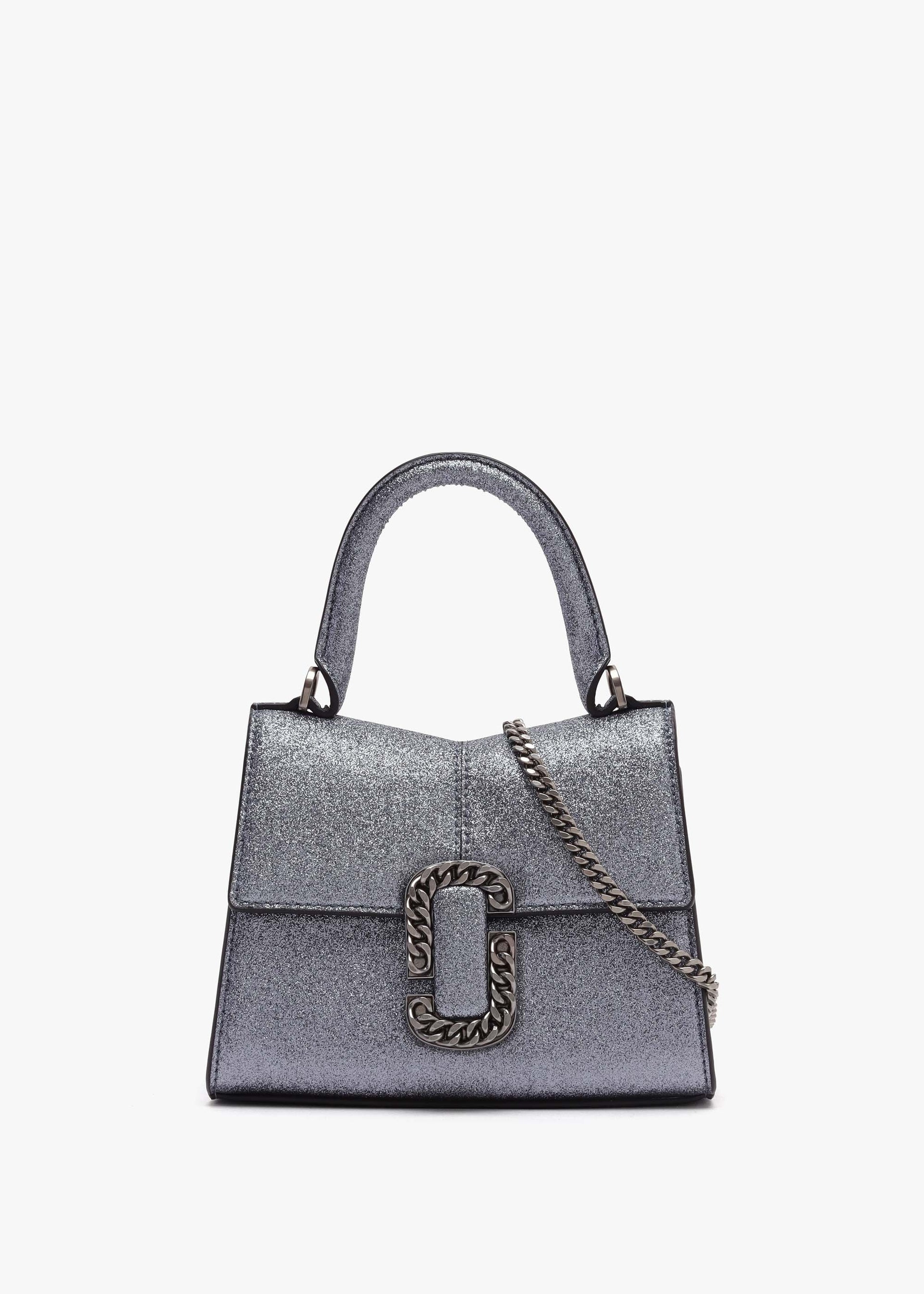 Galactic Glitter ST. Mini Top Handle Leather Bag