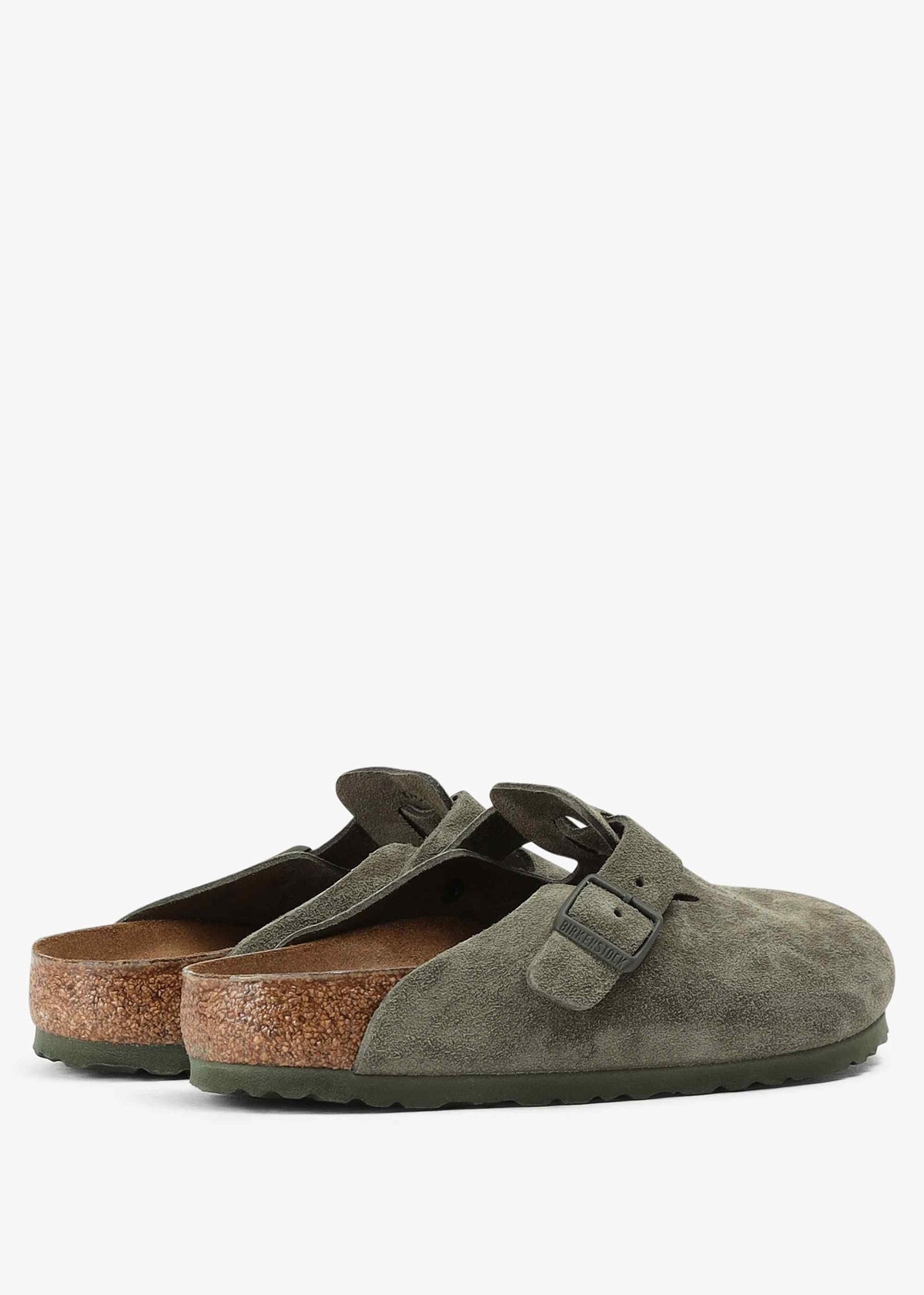 Boston Thyme Suede Leather Thyme Clogs