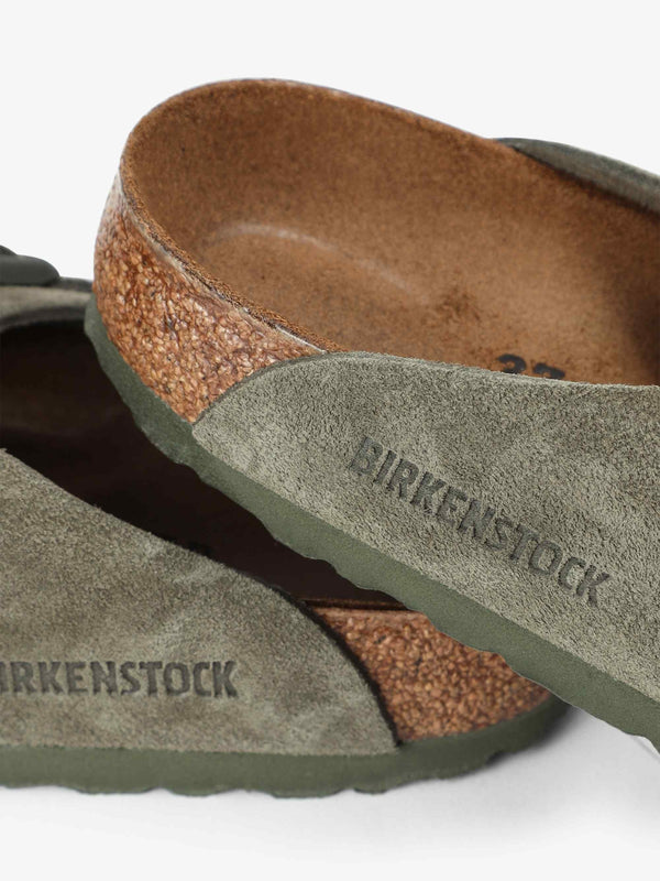Boston Thyme Suede Leather Thyme Clogs