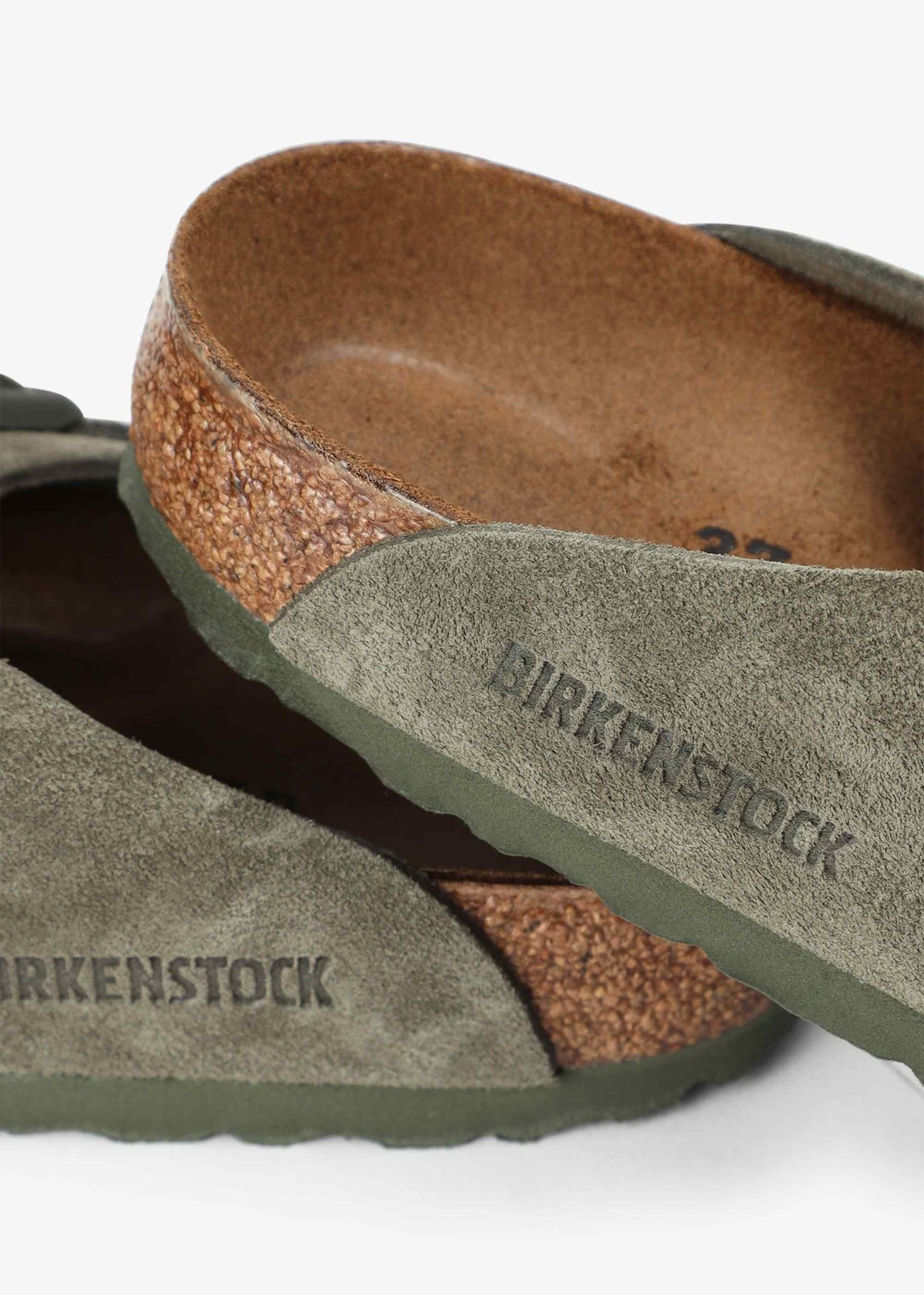 Boston Thyme Suede Leather Thyme Clogs