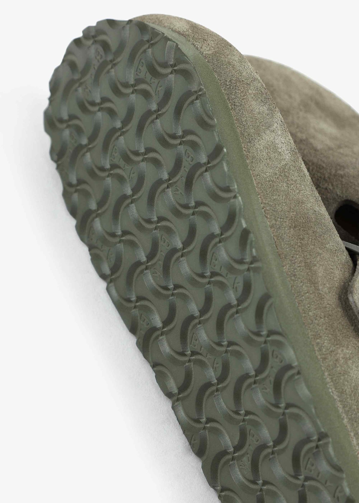 Boston Thyme Suede Leather Thyme Clogs