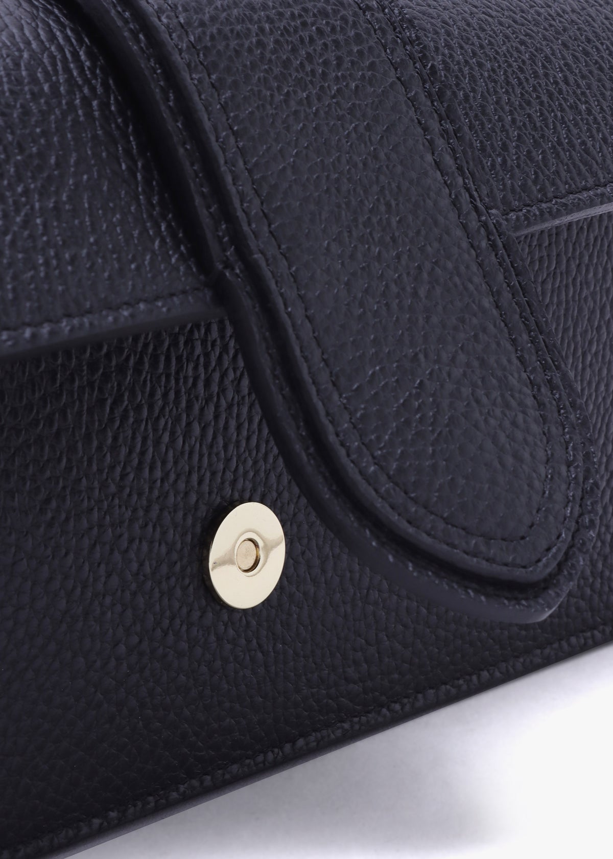 Lara Black Leather Chain Strap Bag
