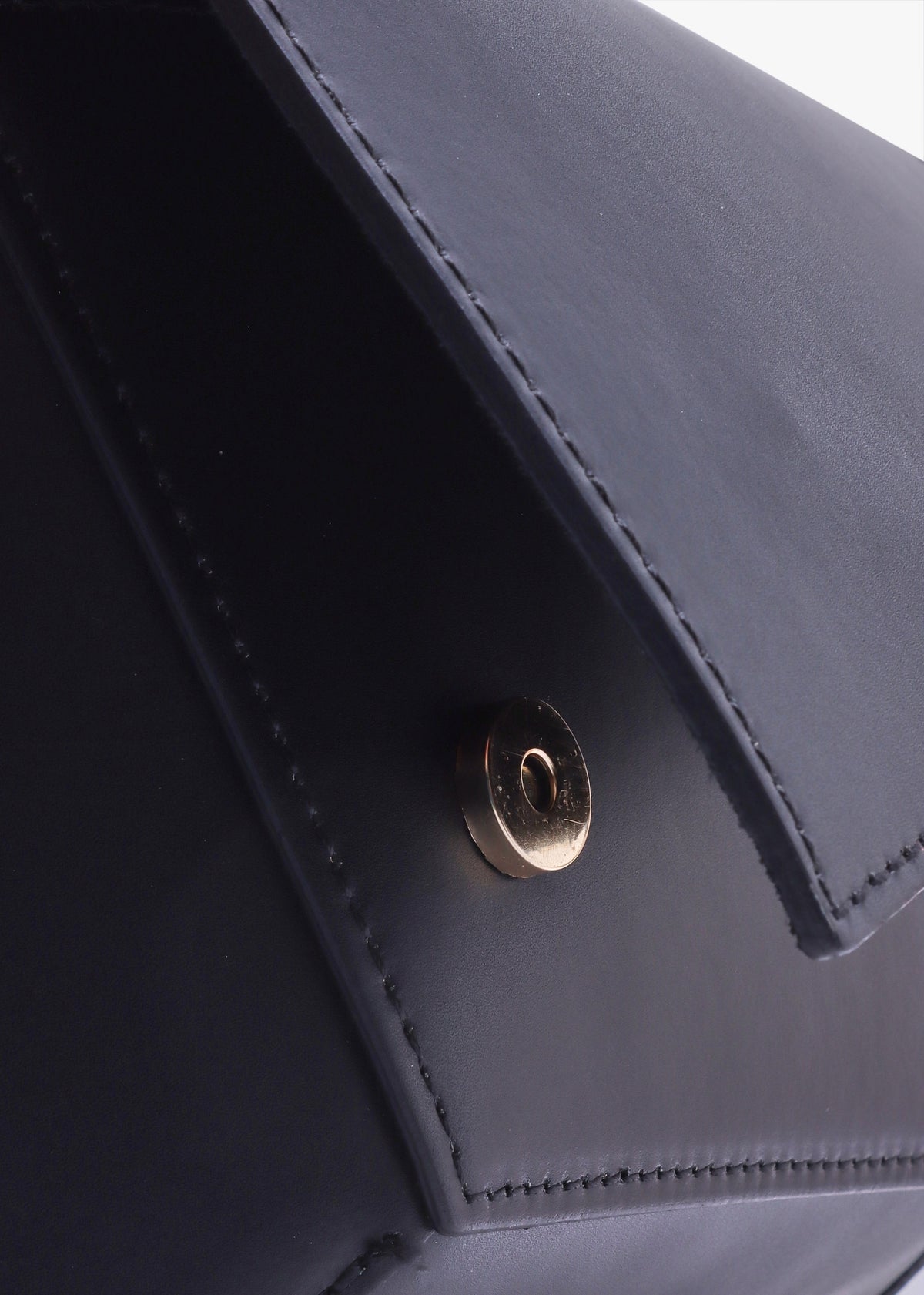 Lucia Black Leather Cross-Body Bag