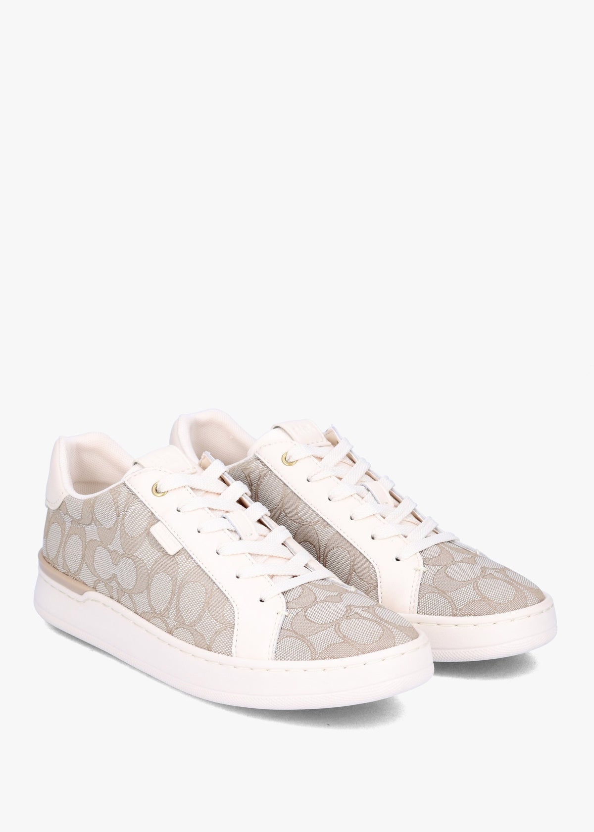Lowline Stone Chalk Jacquard Low Top Trainers