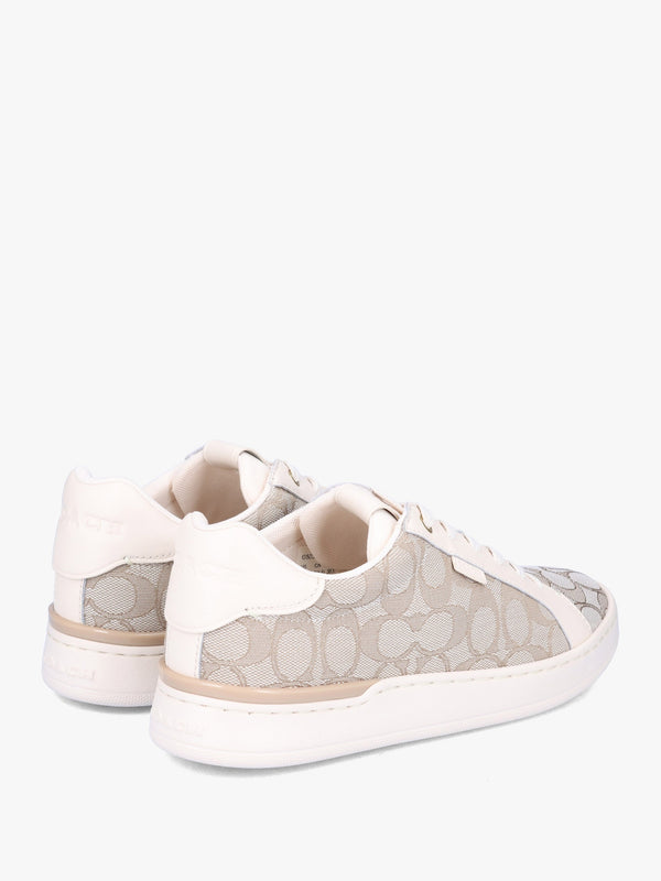 Lowline Stone Chalk Jacquard Low Top Trainers