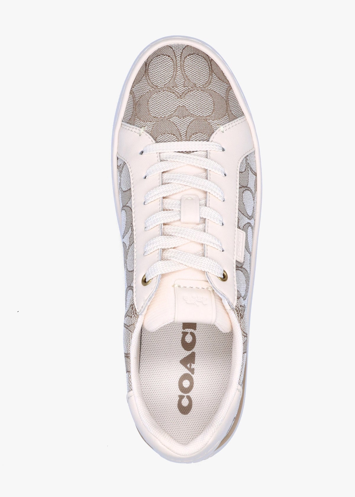 Lowline Stone Chalk Jacquard Low Top Trainers