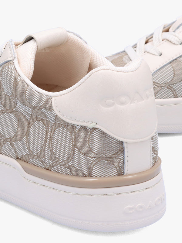 Lowline Stone Chalk Jacquard Low Top Trainers