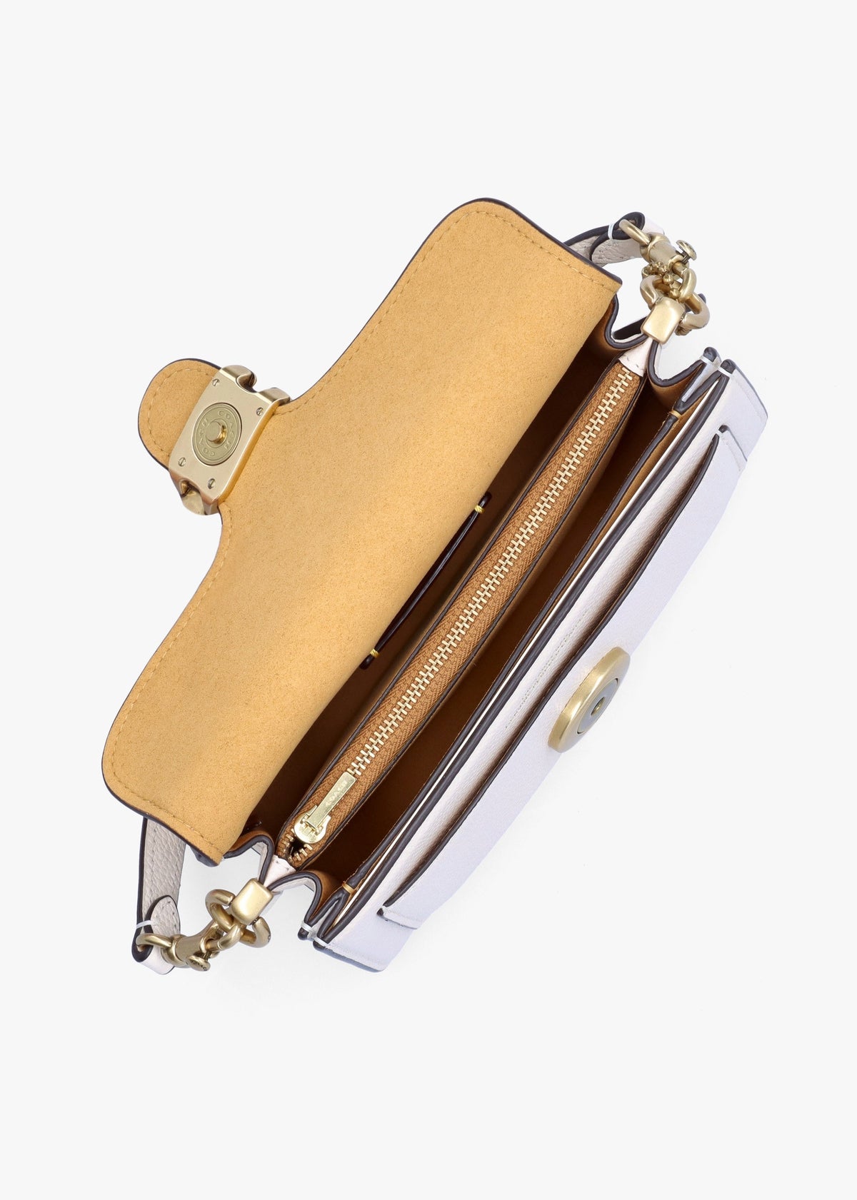 Tabby 20 Chalk Leather Shoulder Bag