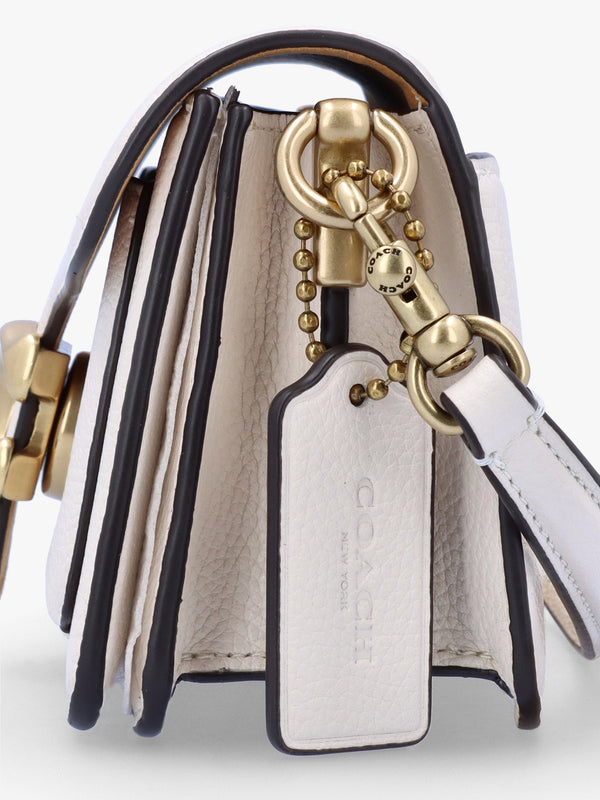 Tabby 20 Chalk Leather Shoulder Bag