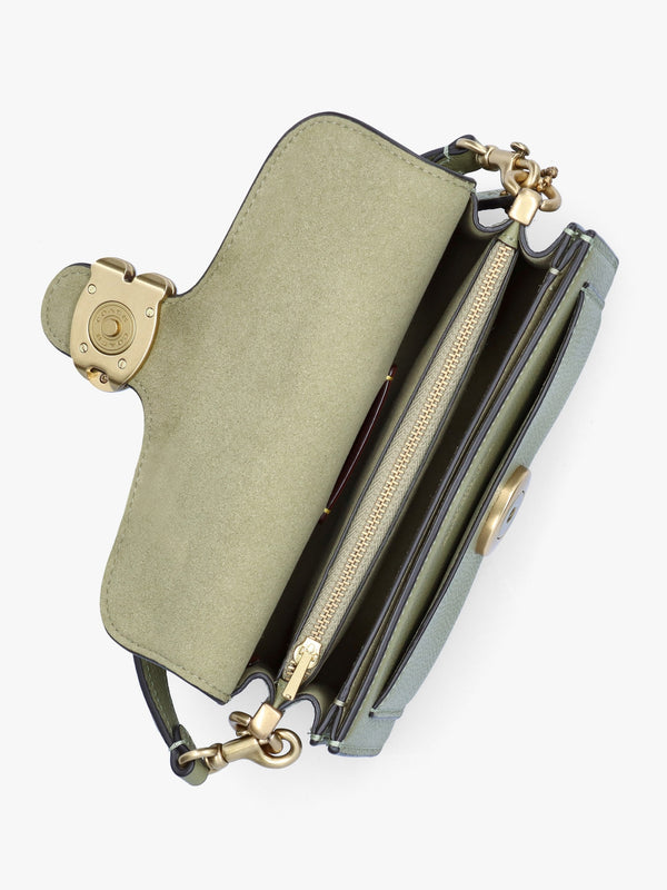 Tabby 20 Moss Leather Shoulder Bag