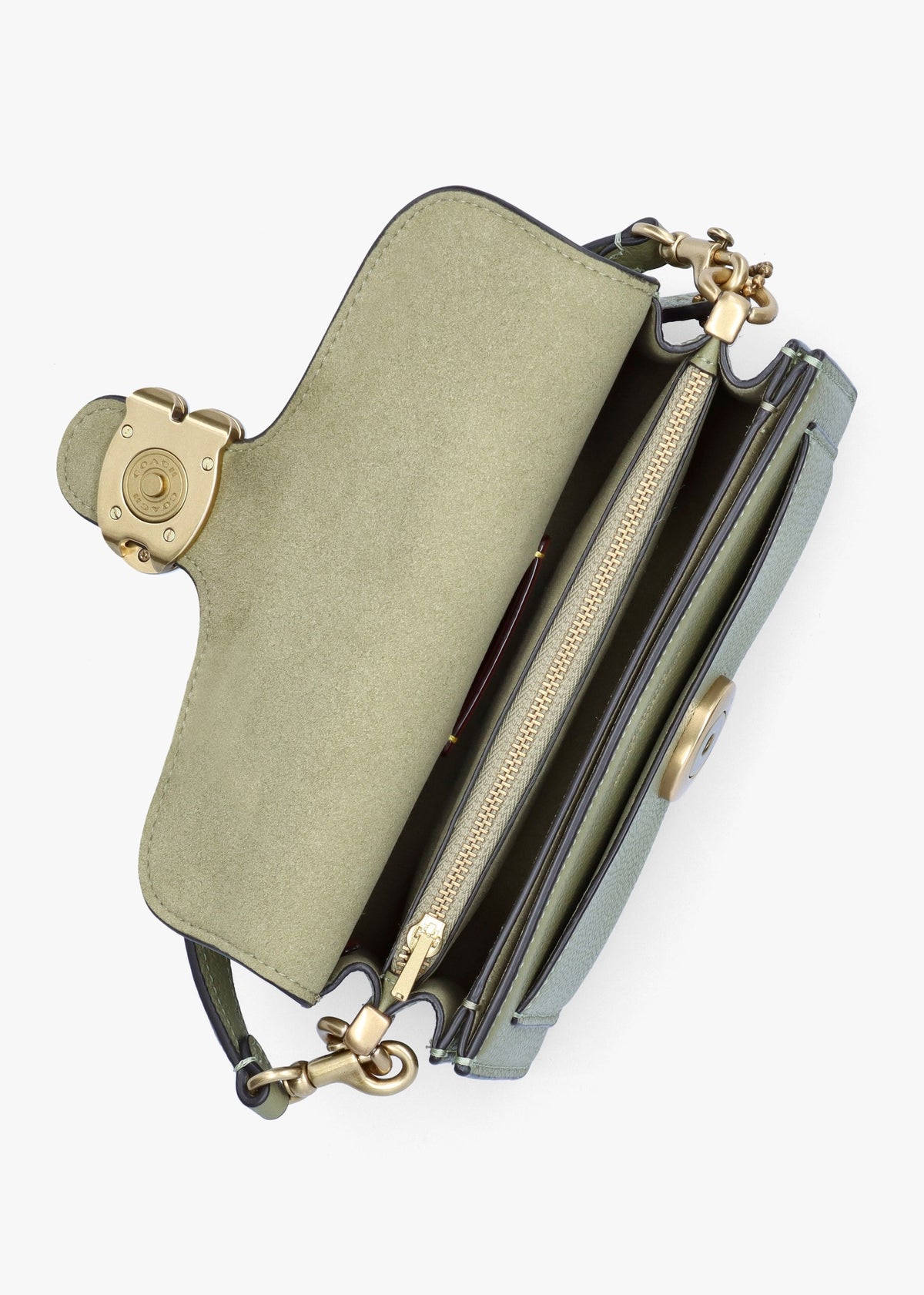 Tabby 20 Moss Leather Shoulder Bag