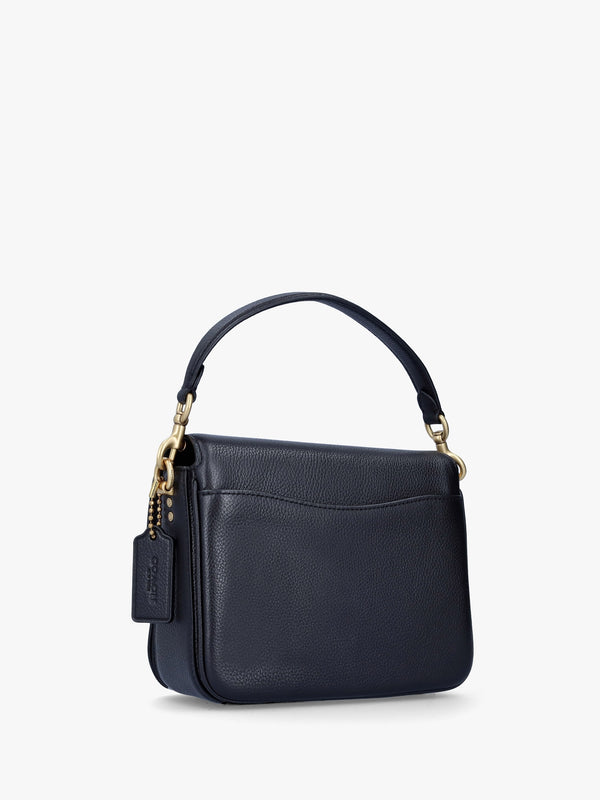 Cassie 19 Black Leather Cross-Body Bag