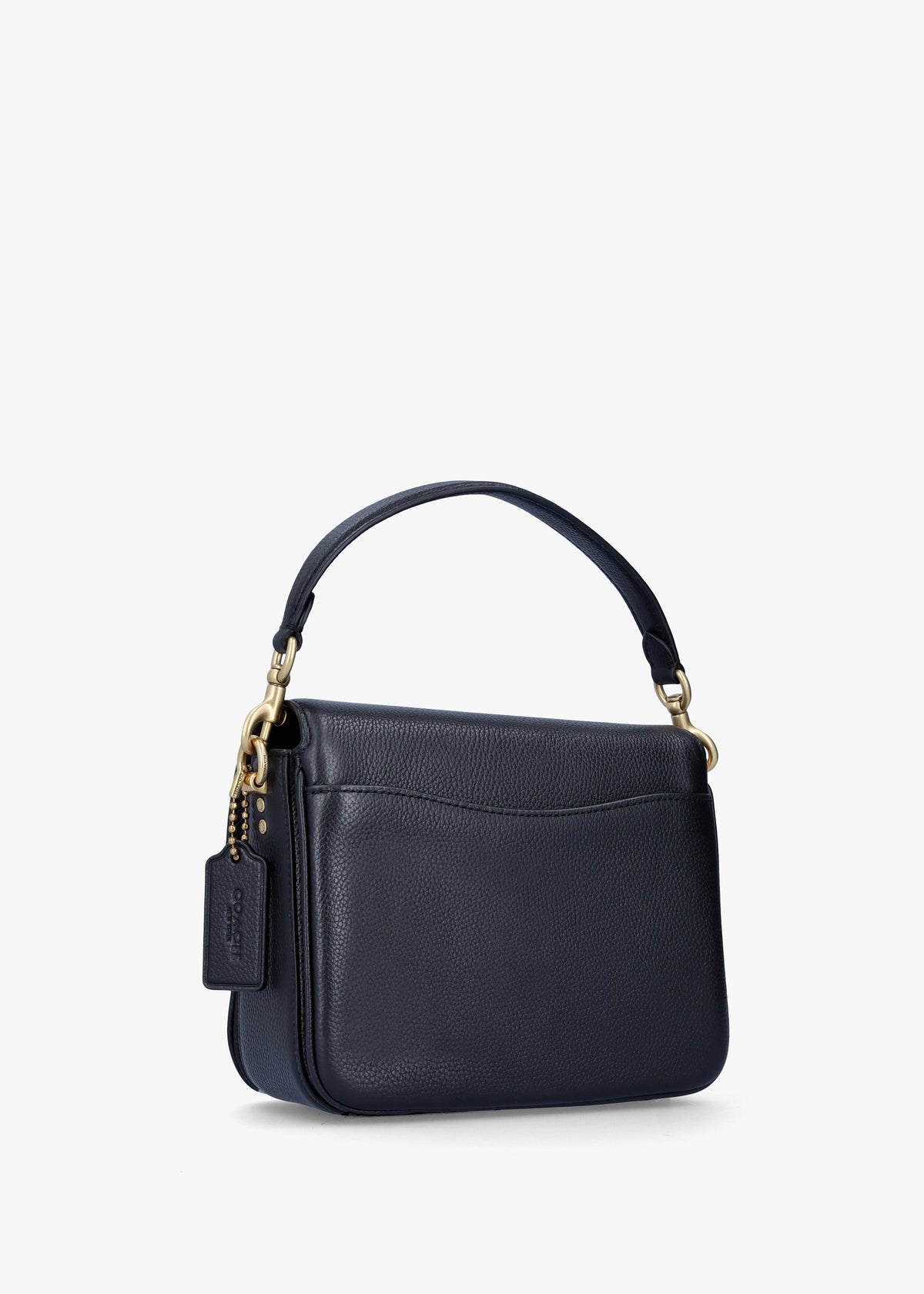 Cassie 19 Black Leather Cross-Body Bag