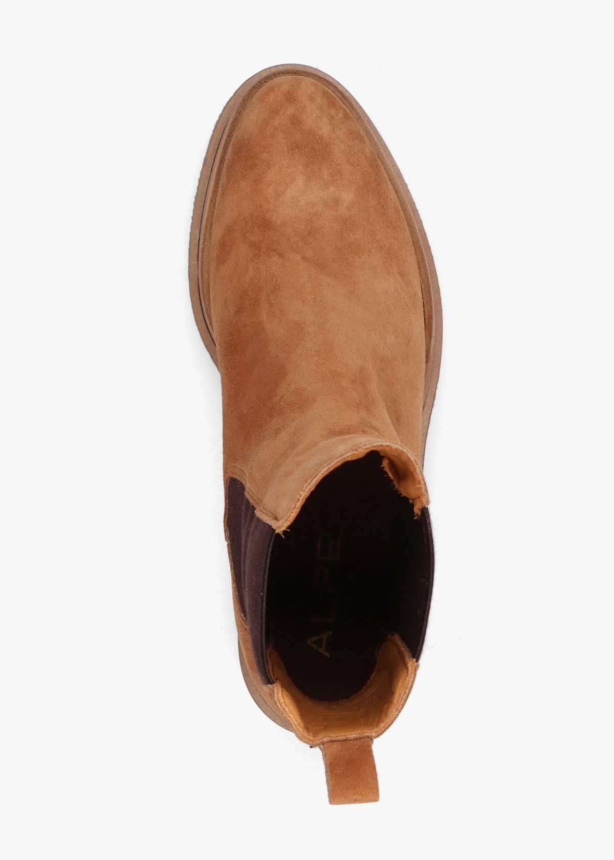Alpine Taupe Tan Suede Tall Chelsea Boots