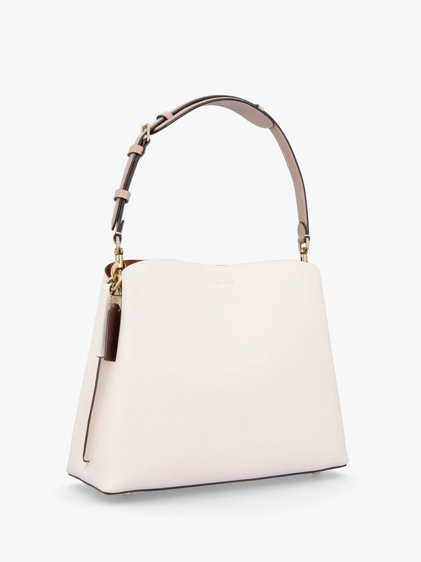 Willow Chalk Multi Leather Colourblock Shoulder Bag