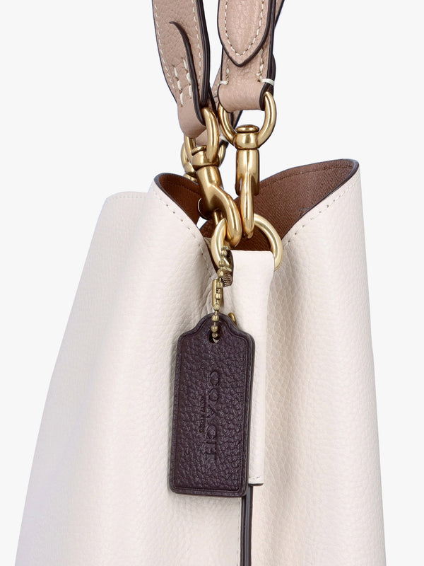 Willow Chalk Multi Leather Colourblock Shoulder Bag